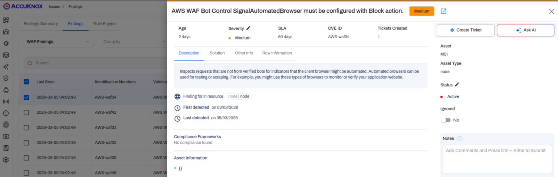 STIG-based Ubuntu VM vulnerability scan results via RRA