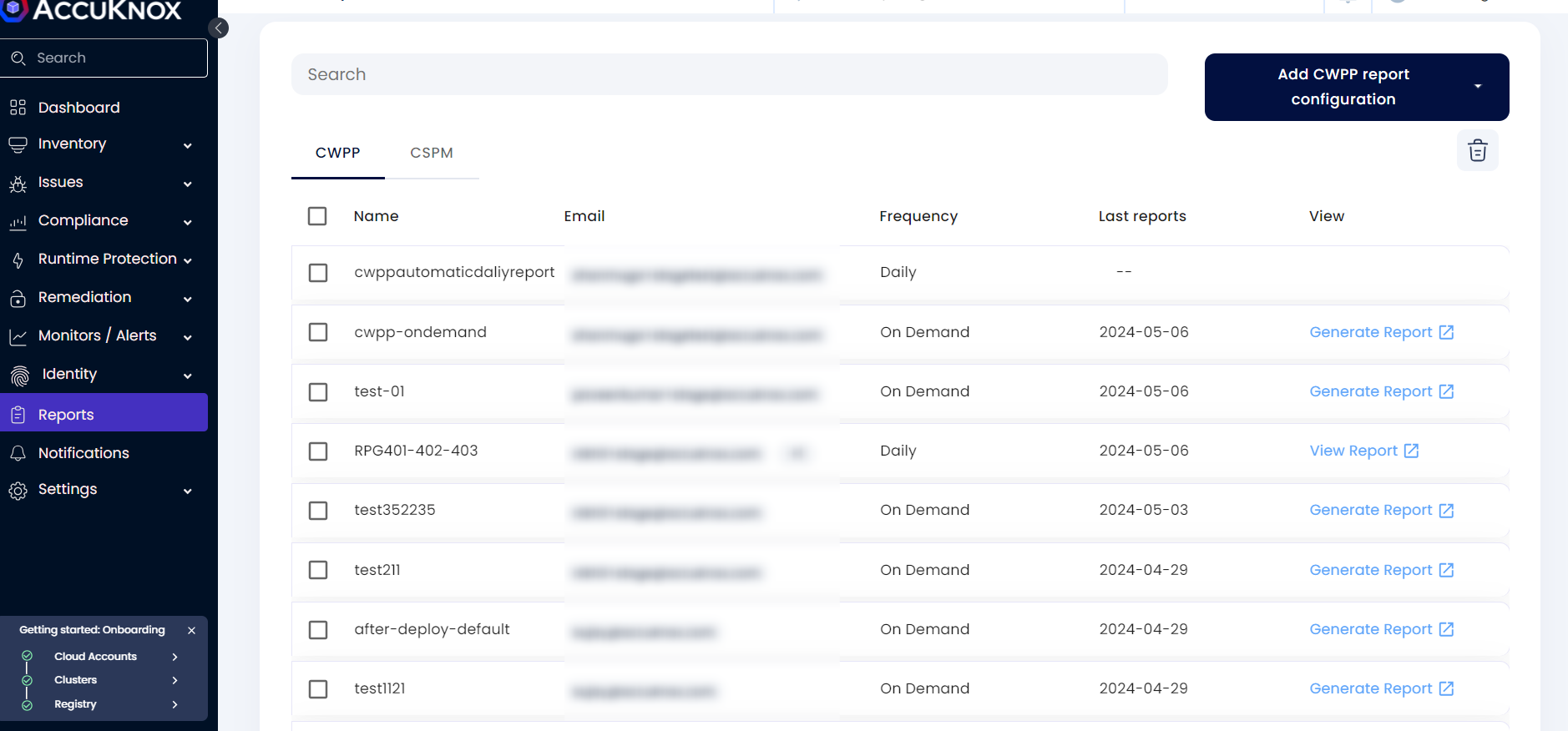 cwpp report generation