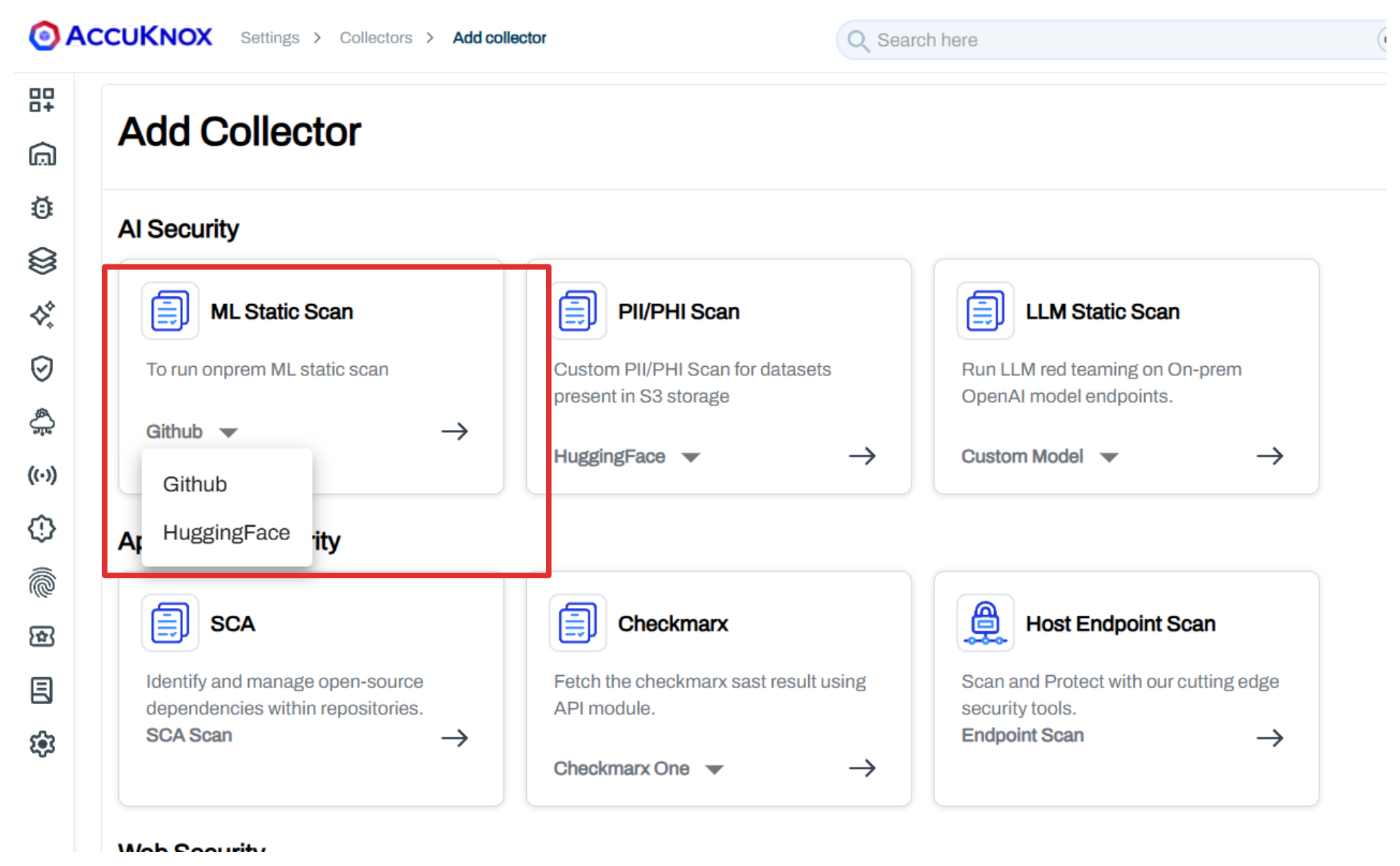 Select ML Static Scan