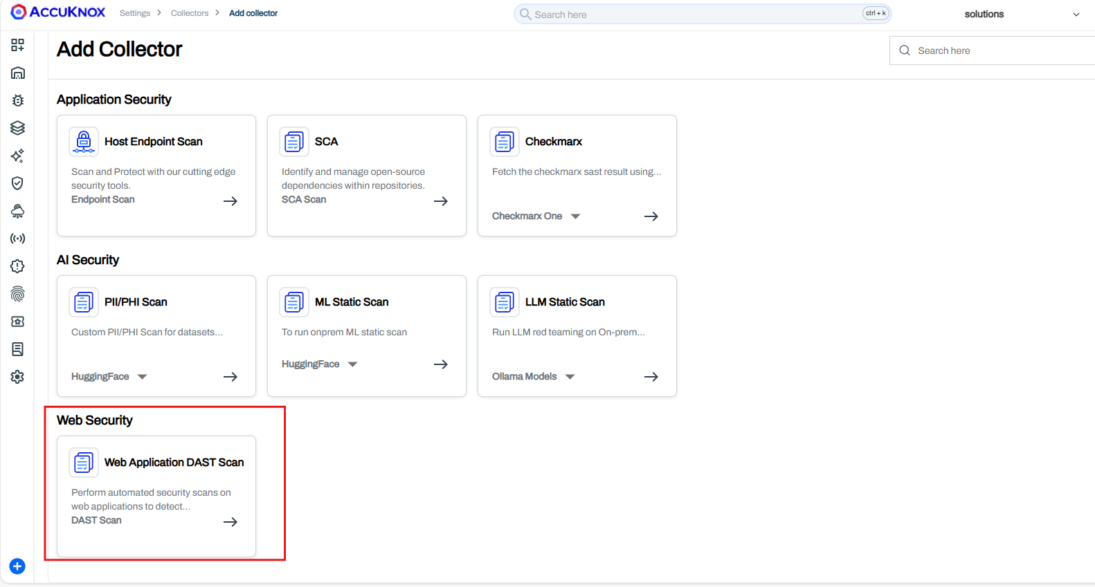 Web Application DAST Scan