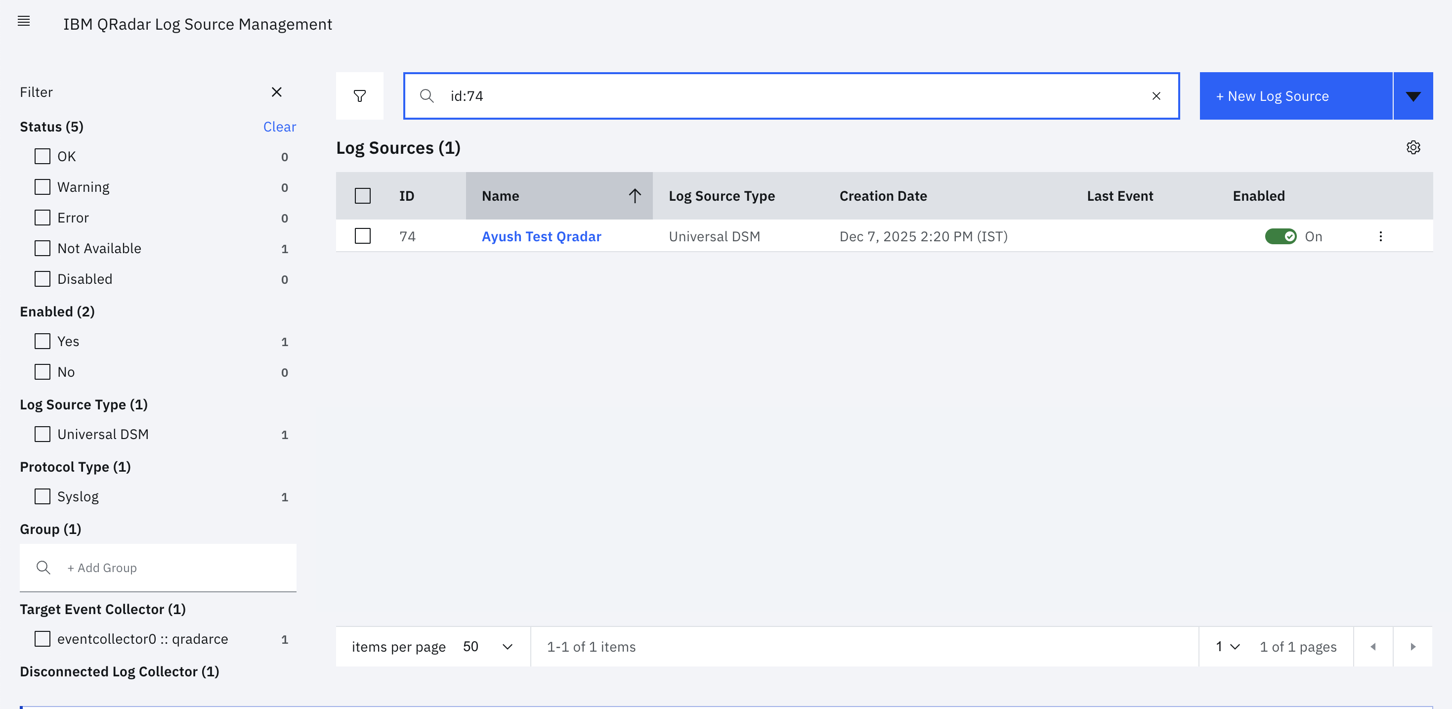 Configuration Details