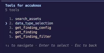 AccuKnox MCP tools list