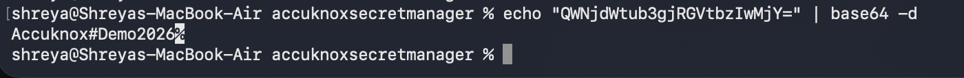 Decoding the base64 plaintext in a shell