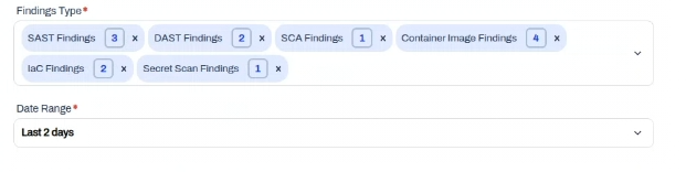 Screenshots 2.3.1, 2.3.2: Generation & Filter Options